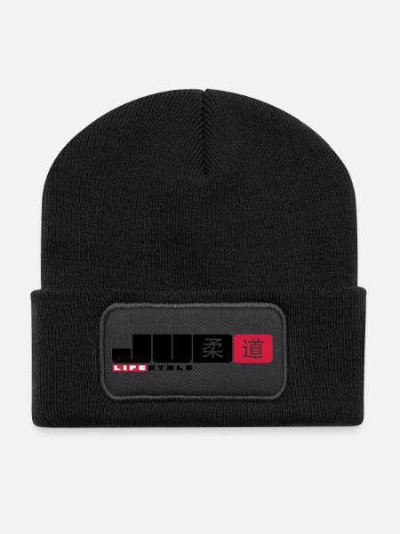 judo - Recycled Patch Beanie - black
