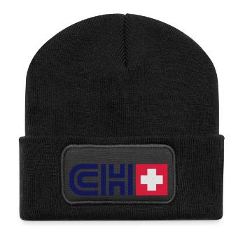 Switzerland__V001 - Recycled Patch Beanie - black - Front