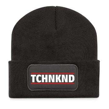 technknd - Technokind - Recycled Patch Beanie - dark grey - Front