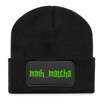 I LOVE MATCHA - Recycled Patch Beanie - black - Front