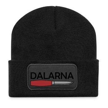 Dalarna - Recycelte Patch Beanie - Schwarz - Vorne