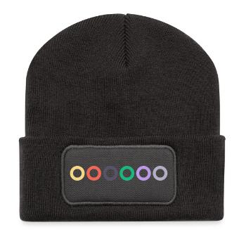 Buy Guitar Strings | Guitar Lessons, Music - Recycled Patch Beanie - dark grey - Front