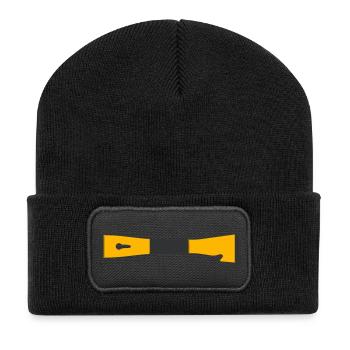 Hive Chisel Beekeeper Tool Bee Beekeepers' Association - Recycled Patch Beanie - black - Front