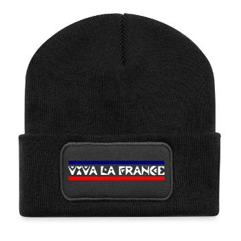 France - Recycled Patch Beanie - black - Front