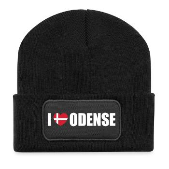 J’adore Odense Danemark - Beanie recyclé à patch - noir - Devant