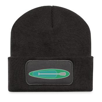 SUP Board - Recycled Patch Beanie - dark grey - Front