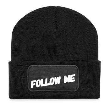 z Lus rw suivez-moi 36 - Beanie recyclé à patch - noir - Devant