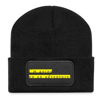 adventure - Recycled Patch Beanie - black - Front