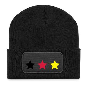 Germany - Recycled Patch Beanie - black - Front