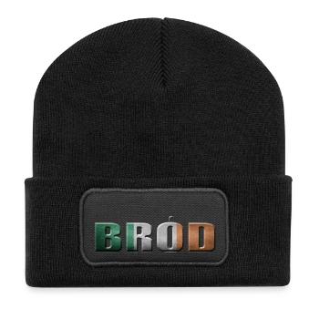 BROD IRLAND STOLZ IRELAND PATRICKS DAY - Recycelte Patch Beanie - Schwarz - Vorne