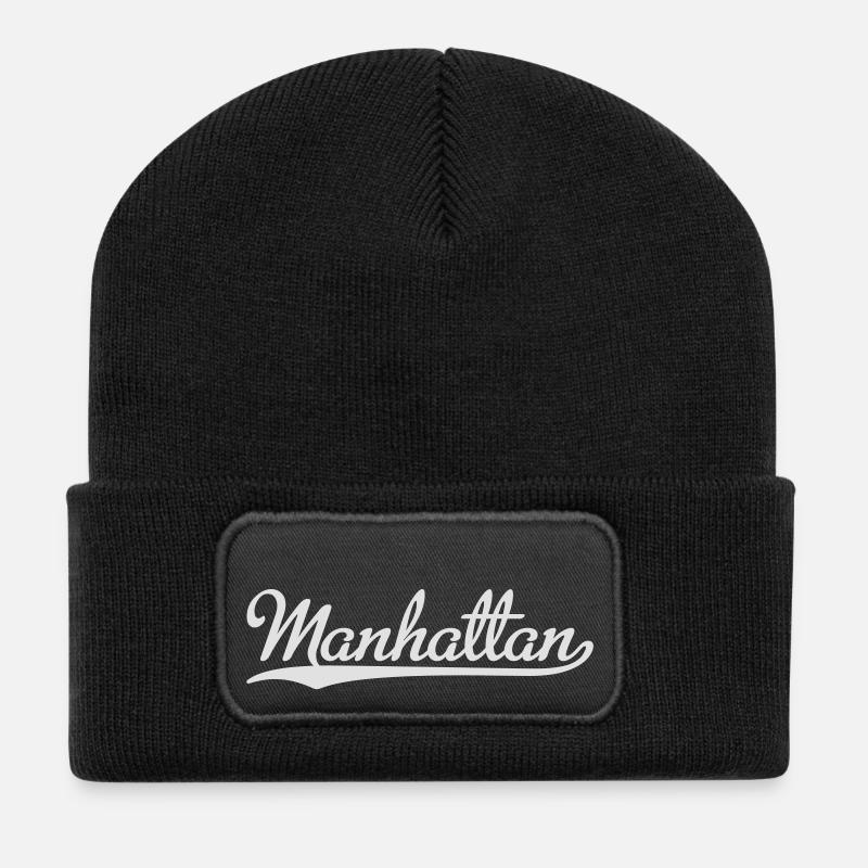 Manhattan - Recycled Patch Beanie - black