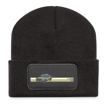 lada - Recycelte Patch Beanie - Dunkelgrau - Vorne
