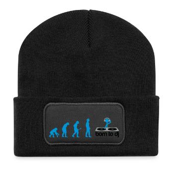 DJ Evolution - Born to DJ - Recycled Patch Beanie - black - Front