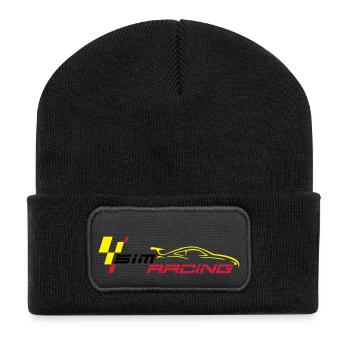 SIMRACING - eRacing - Beanie recyclé à patch - noir - Devant