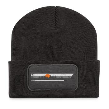 Explore the great outdoor - Recycled Patch Beanie - dark grey - Front