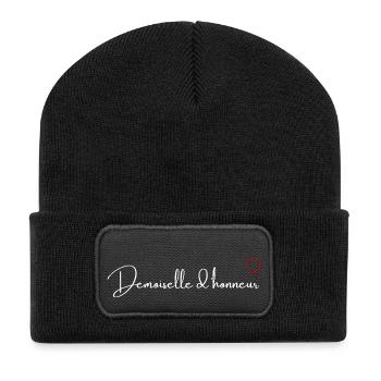 Red Heart Bridesmaid - Recycled Patch Beanie - black - Front