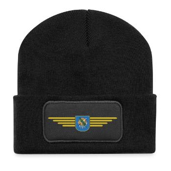 Oklahoma Fan T-Shirt – Perfekt für Fans - Recycelte Patch Beanie - Schwarz - Vorne