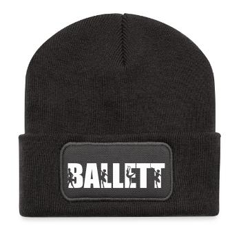 ballet - Beanie recyclé à patch - charbon - Devant