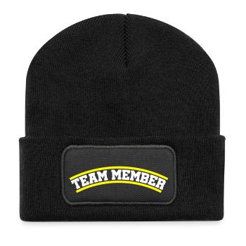 Team Member - Recycled Patch Beanie - black - Front
