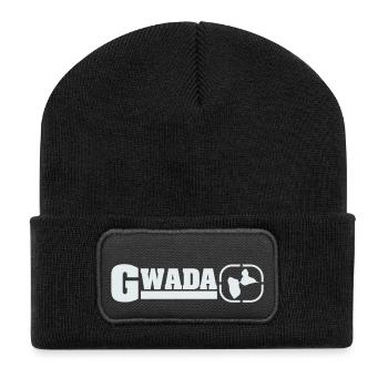 gwada_08 - Beanie recyclé à patch - noir - Devant
