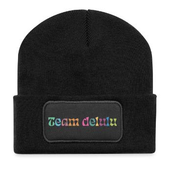 Équipe Deluxe Explosion de Couleurs - Beanie recyclé à patch - noir - Devant