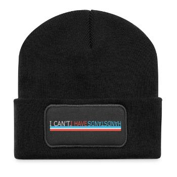 I have handstands - Recycled Patch Beanie - black - Front