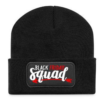 Black Friday Squad Tee - Recycled Patch Beanie - black - Front