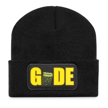 Gude Apfelwein Hessen - Recycelte Patch Beanie - Schwarz - Vorne