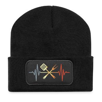 Wooden spoon palpitations - Recycled Patch Beanie - black - Front