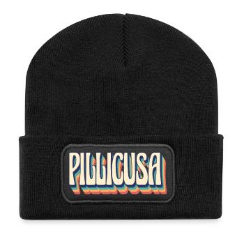 T-Shirt Sicilia pillicusa T-Shirt Geschenkidee - Recycelte Patch Beanie - Schwarz - Vorne