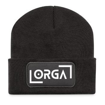 Orga - Team Member - Staff - Organisator - Crew - Recycelte Patch Beanie - Dunkelgrau - Vorne