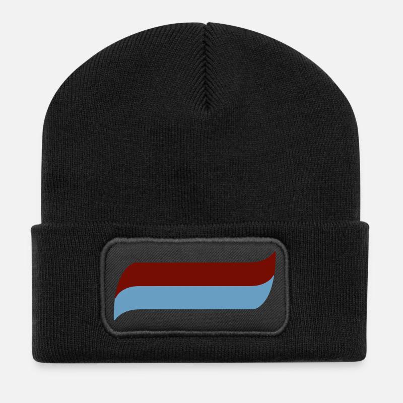 Bordo Mavi - Beanie recyclé à patch - noir