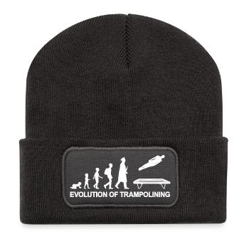 Evolution Trampoline - Recycled Patch Beanie - dark grey - Front