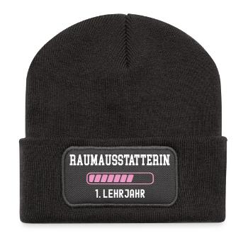 Interior decorator training 1 year of apprenticeship first year - Recycled Patch Beanie - dark grey - Front