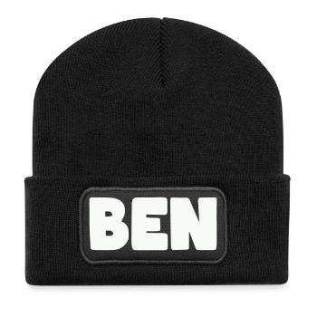 Ben Name - Recycled Patch Beanie - black - Front