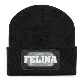 Felina as health - Recycled Patch Beanie - black - Front