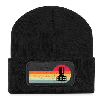 Dortmund U - Recycelte Patch Beanie - Schwarz - Vorne