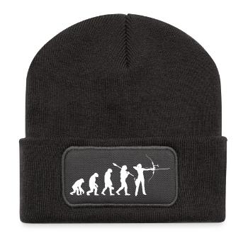 Évolution du tir à l’arc Femme Arch Hunter Sport Gift - Beanie recyclé à patch - charbon - Devant