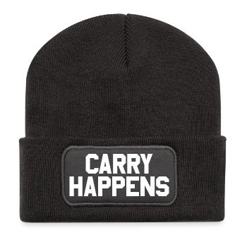 Carrying weapons according to the 2nd Amendment: Concealed - Recycled Patch Beanie - dark grey - Front