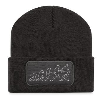 Fan d’Evolution Soccer Kick Soccer - Beanie recyclé à patch - charbon - Devant