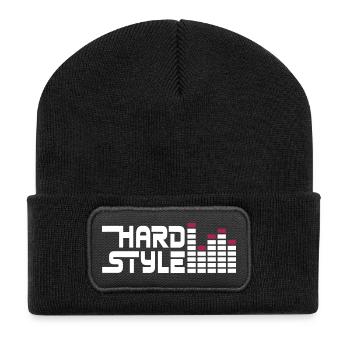 hard style hardstyle equalizer FR - Beanie recyclé à patch - noir - Devant