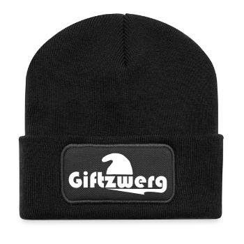 () - Recycelte Patch Beanie - Schwarz - Vorne