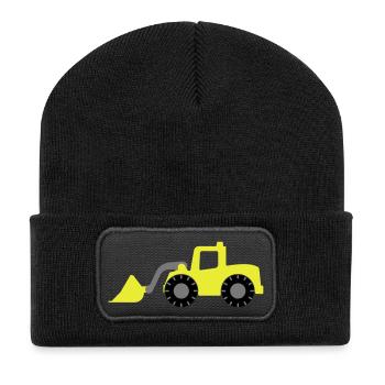 bagger - Recycelte Patch Beanie - Schwarz - Vorne