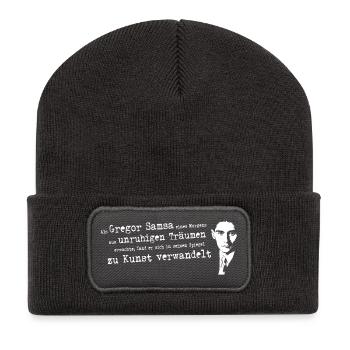 Franz Kafka-Beuys Transformation de l’entreprise | Gregor Samsa - Beanie recyclé à patch - charbon - Devant