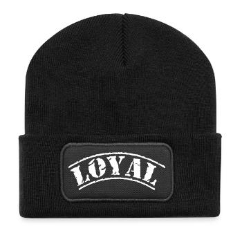 loyal jeu gang équipe clan bro frères équipage bobber - Beanie recyclé à patch - noir - Devant