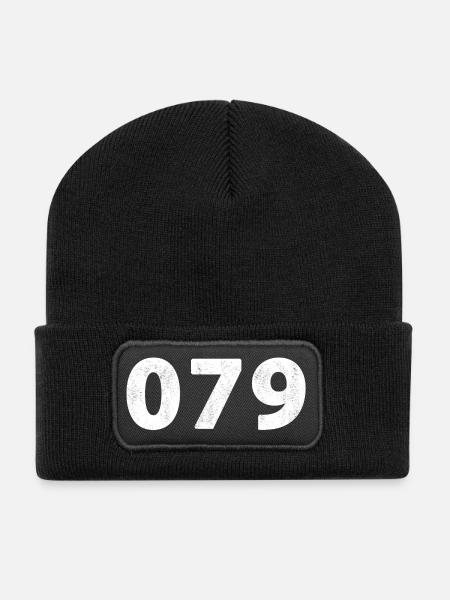 079 Zoetermeer Moerkapelle Benthuizen - Beanie recyclé à patch - noir
