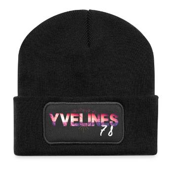 Yvelines 78 Skyline Glow - Beanie recyclé à patch - noir - Devant