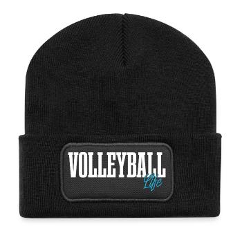 Volley-ball - Beanie recyclé à patch - noir - Devant