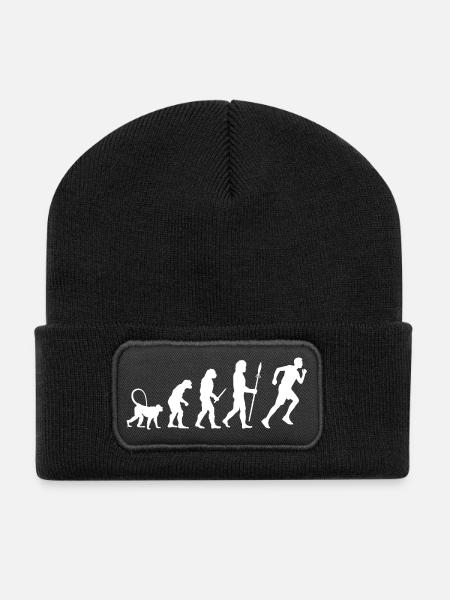 Jogger Evolution - Recycelte Patch Beanie - Schwarz