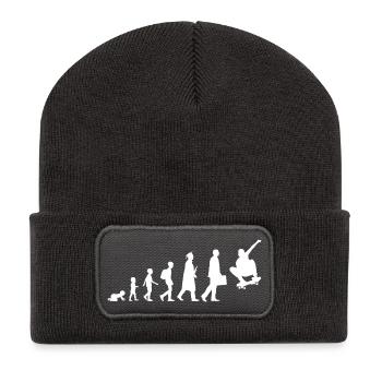 Development of a skateboarder - Recycled Patch Beanie - dark grey - Front